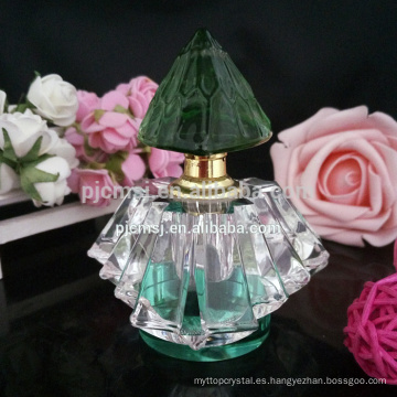 Buena calidad vender bien diseñar su propia botella de perfume de cristal con tapa de botella de perfume